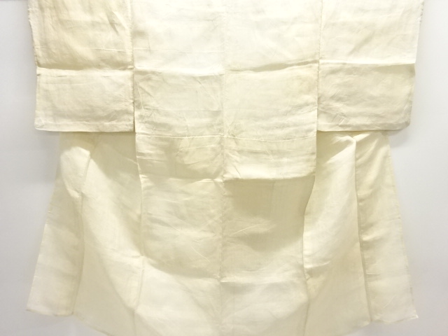 JAPANESE KIMONO / ANTIQUE MENS PURE LINEN KIMONO